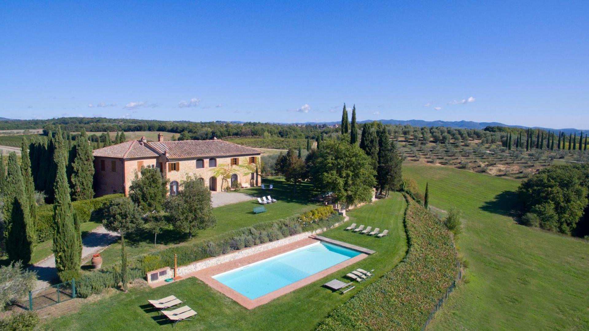 Villa Santa Virginia Siena Eksteriør billede